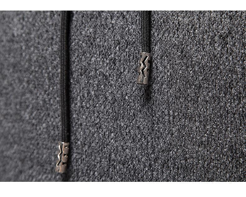 Herren Chenille Basic Casual Kapuzenpullover