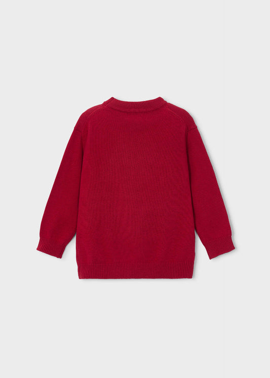 Jungen-Intarsienpullover