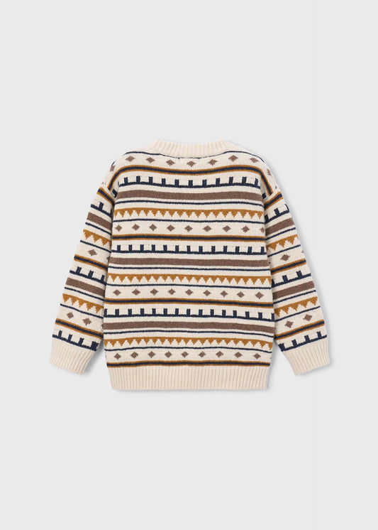 Jacquard-Pullover für Jungen