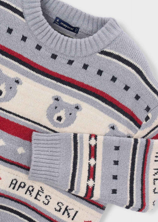 Jacquard-Pullover für Jungen