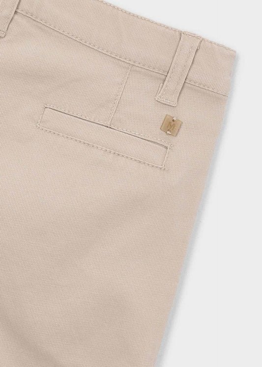 Boys' long-sleeved piqué trousers