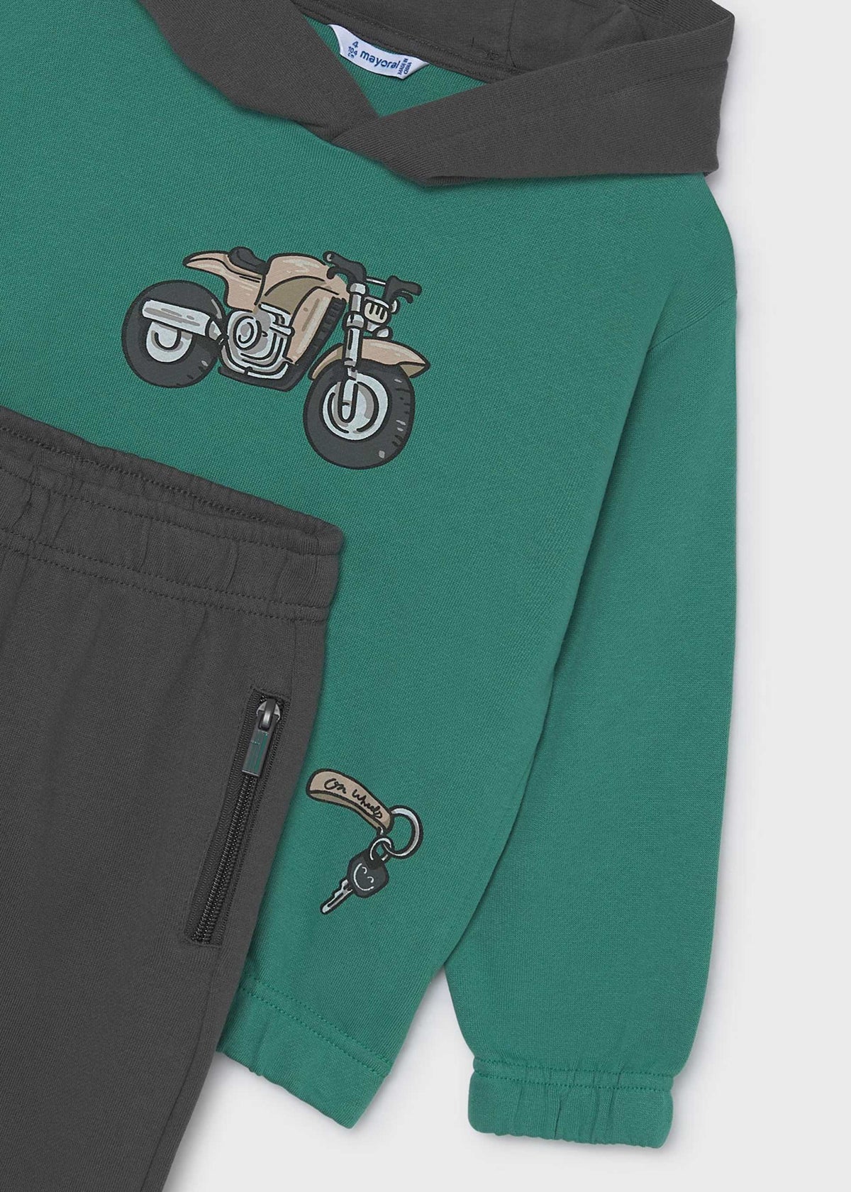Children's motorcycle tracksuit