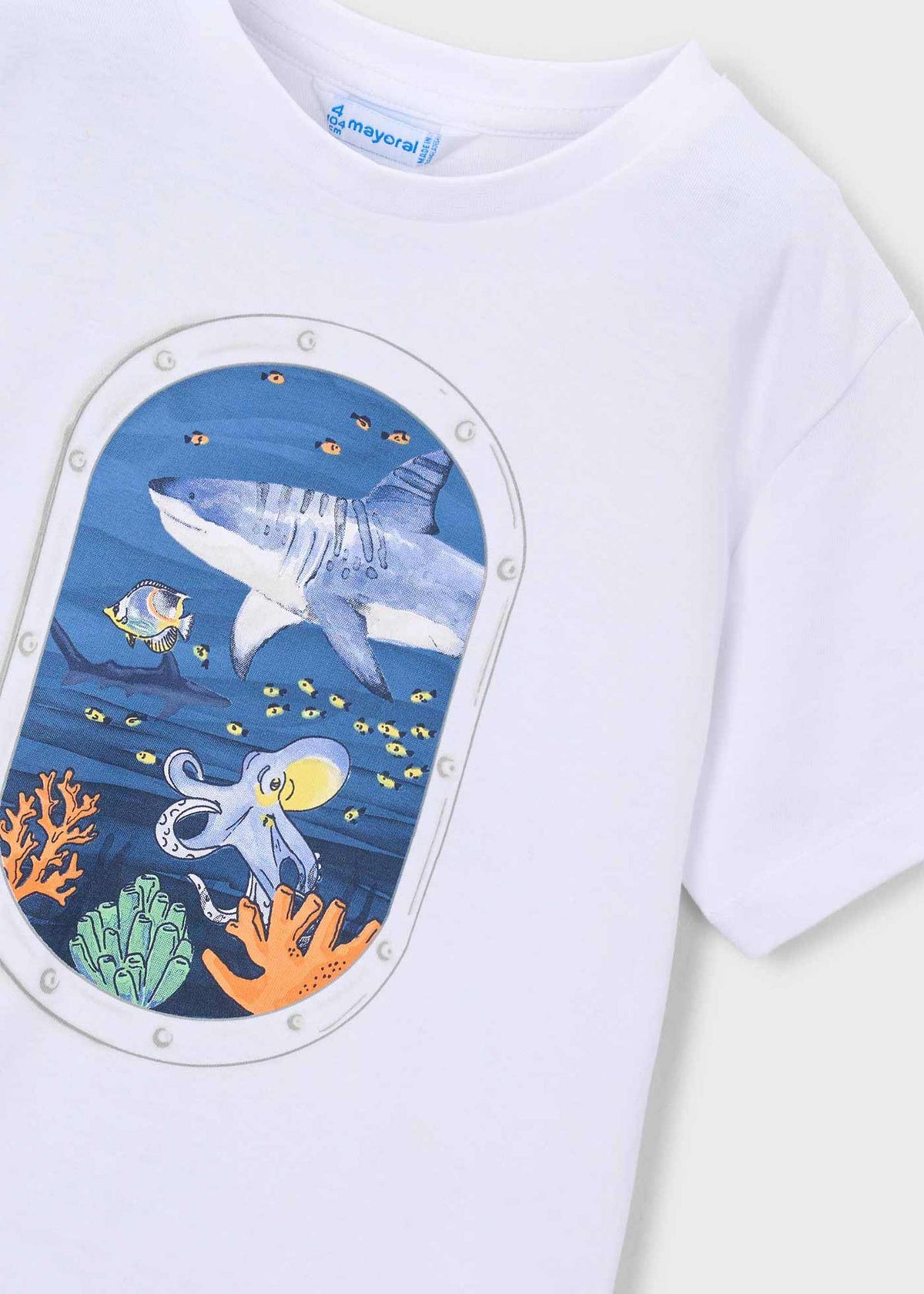 Kinder-T-Shirt mit Unterwasserfenster