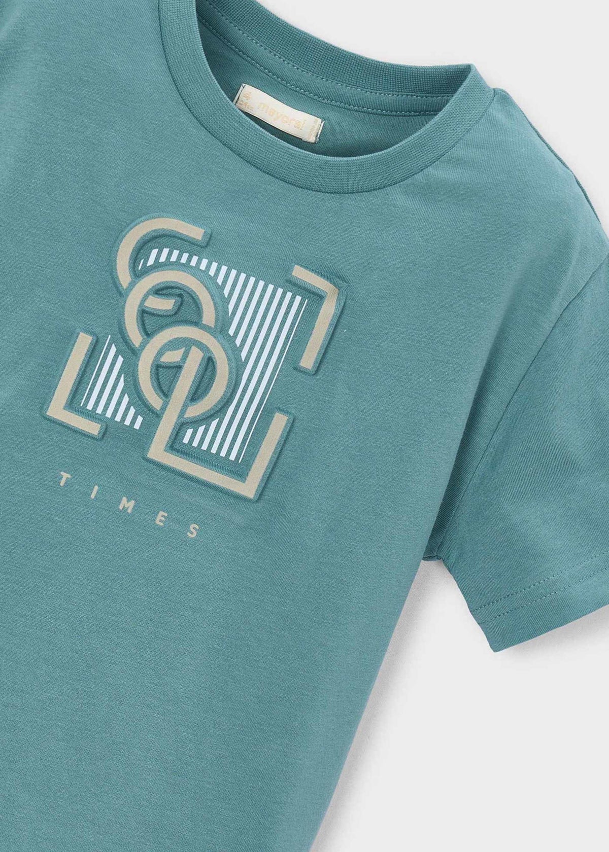 Embossed T-shirt for boys