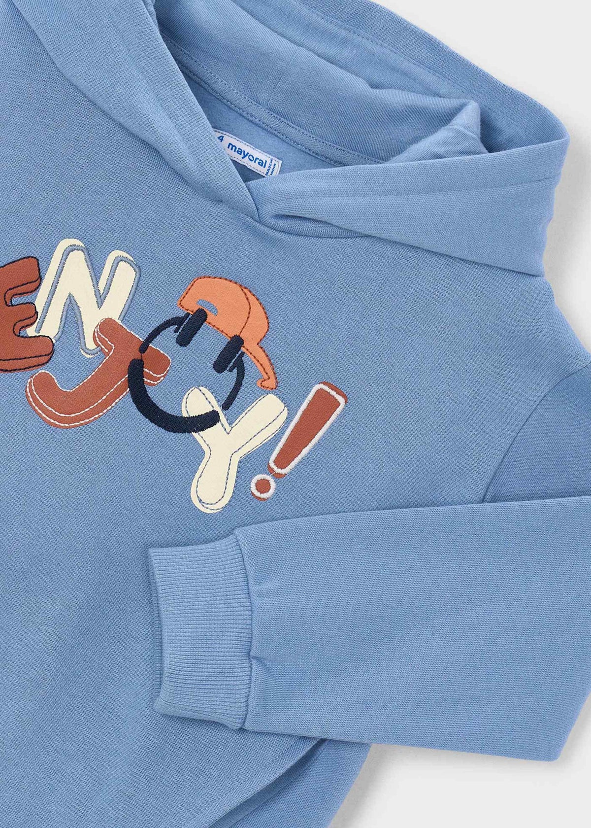 Embroidered boys' sweatshirt
