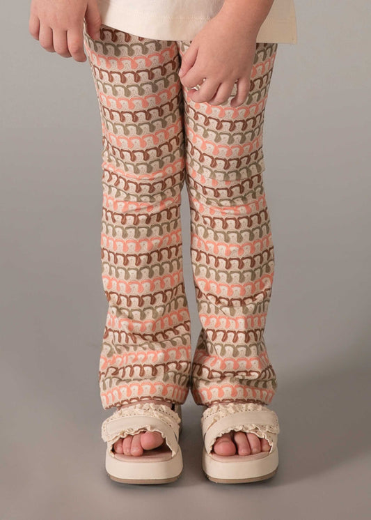 Leggings-Set mit Schlaghose für Mädchen