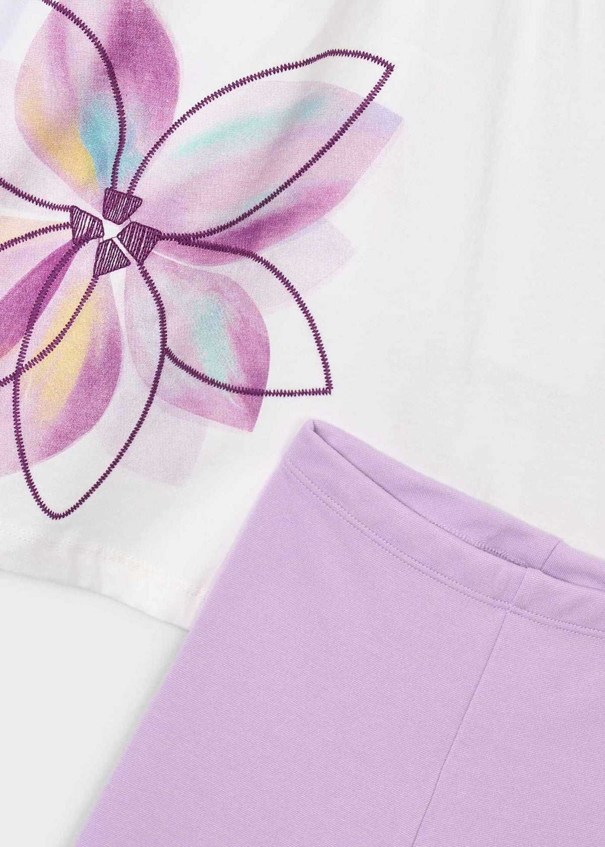 Flower leggings set girl