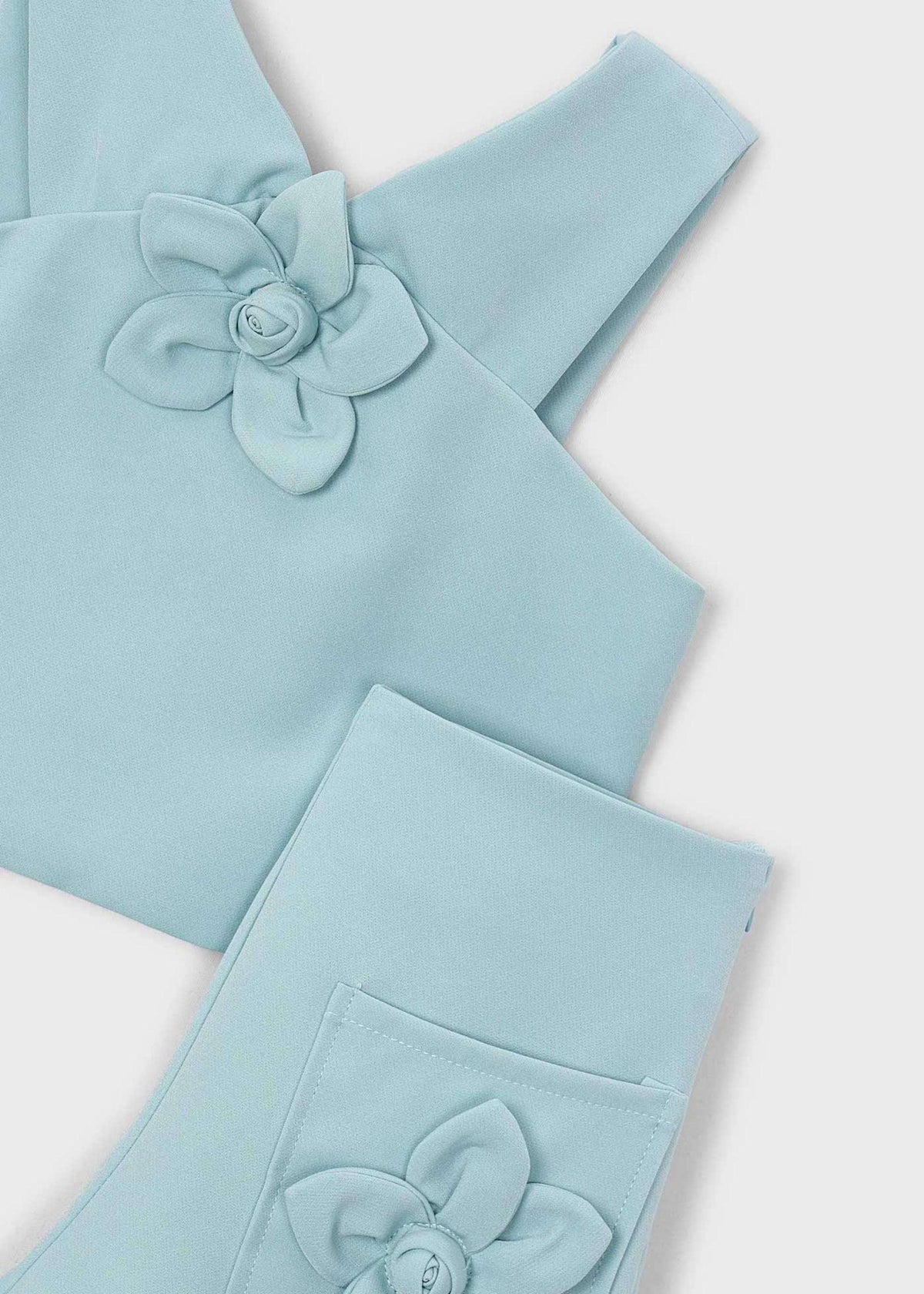 Flower set with Bermuda Shorts girl