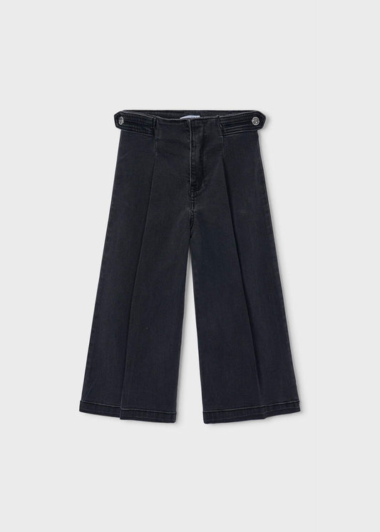 Mädchen-Jeans mit weitem Bein