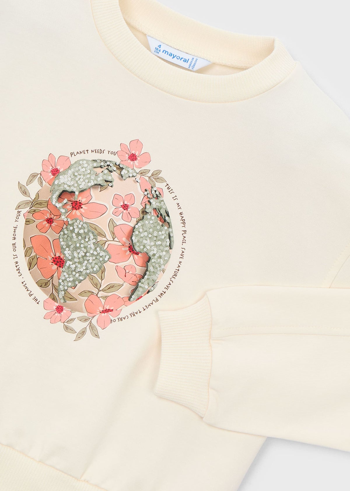 Girls' graphic sweatshirt