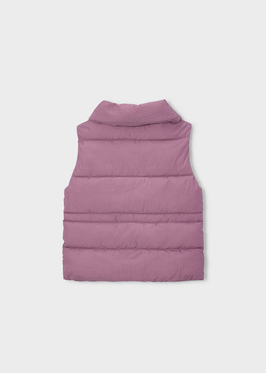Girls' padded waistcoat