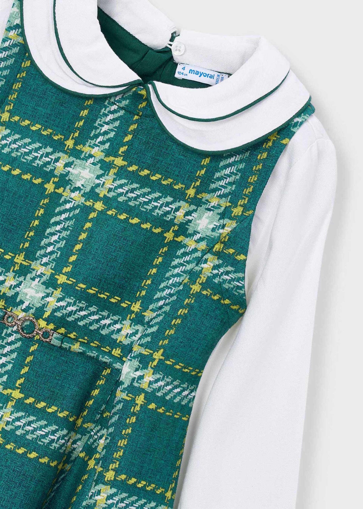 Girls' pinafore dress