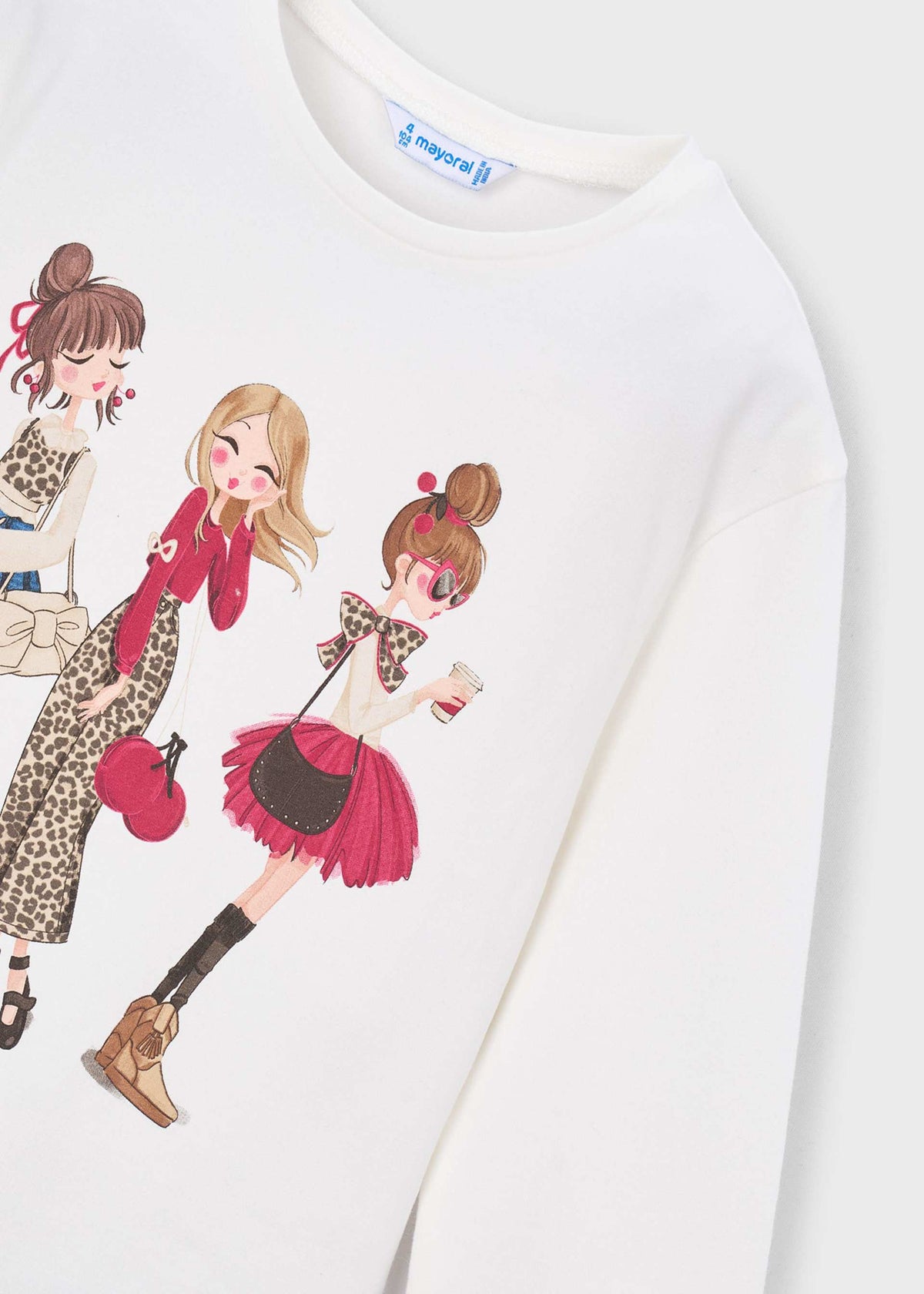 Girls' short-sleeved T-shirt