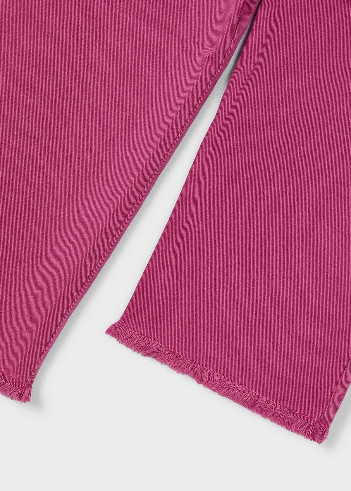 Girls wide leg twill trousers