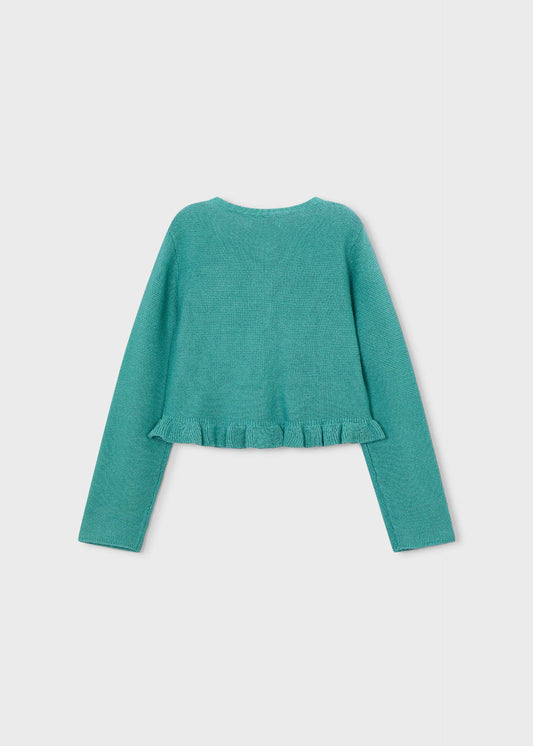 Knit cardigan girl