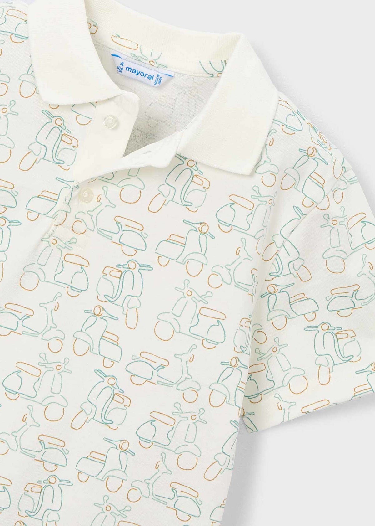 Printed polo shirt for Boy