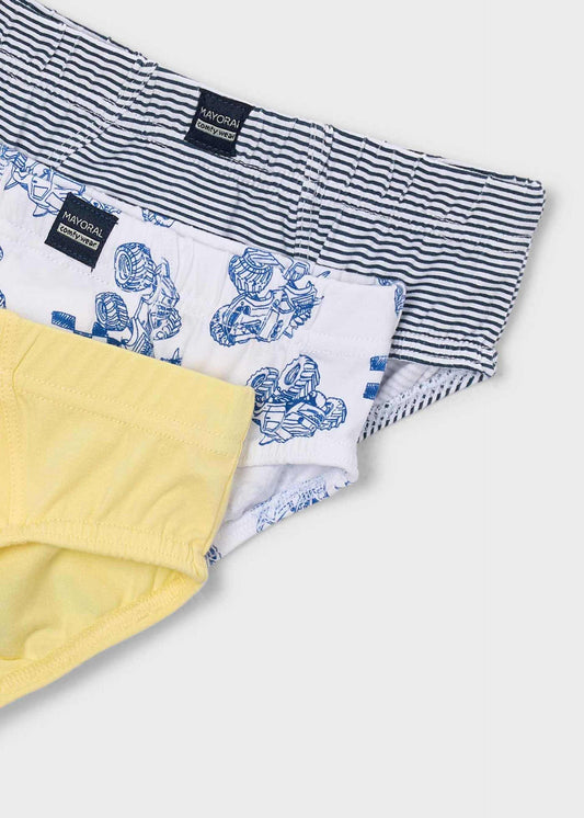 Set of 3 boys' briefs