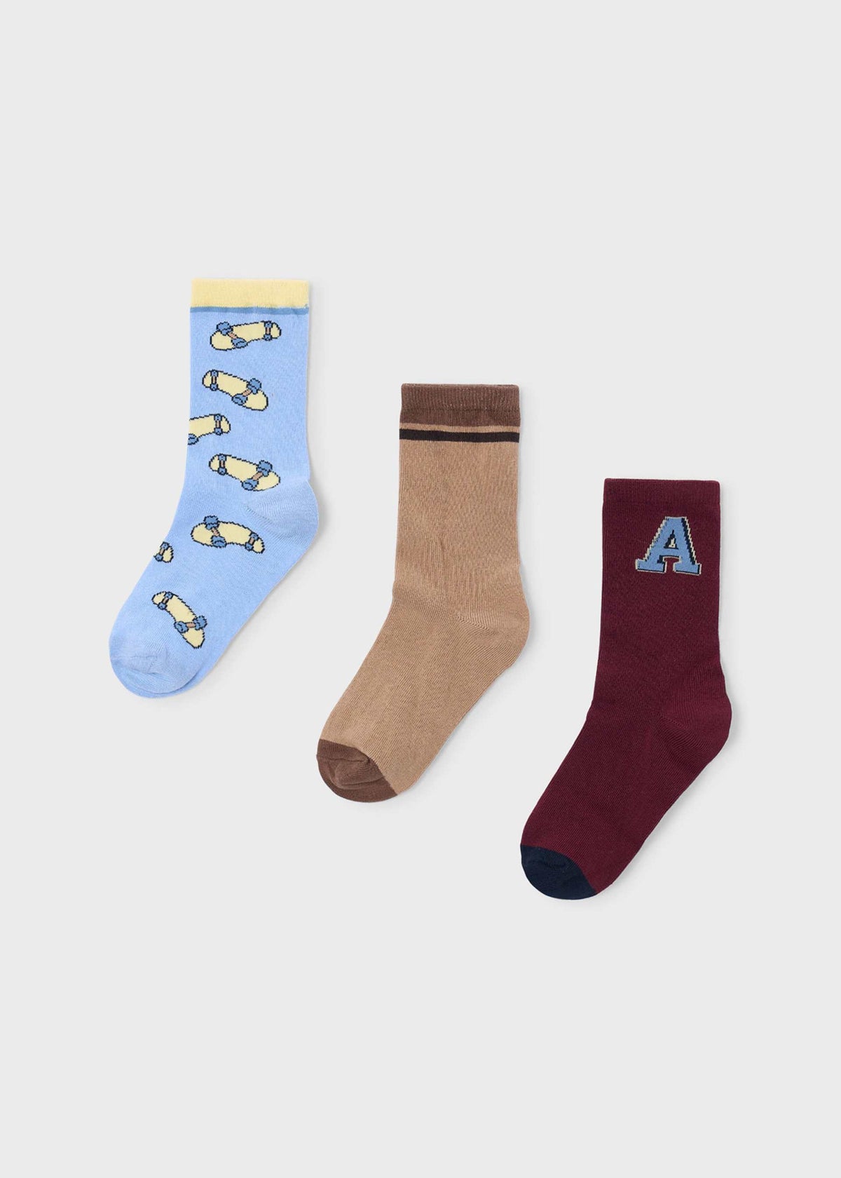 Set of 3 boys' socks