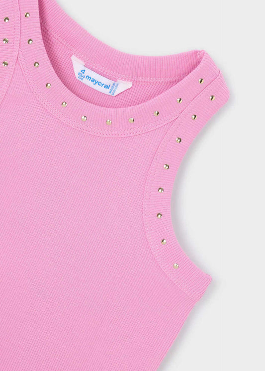 Studded t-shirt girl