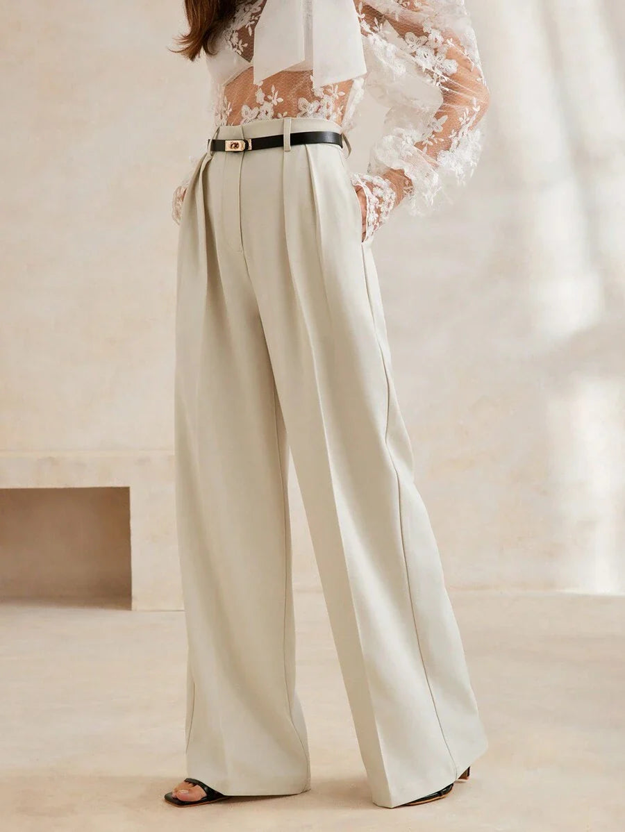 Women's Modern Stylish Simple Wide-Leg Suit Pants