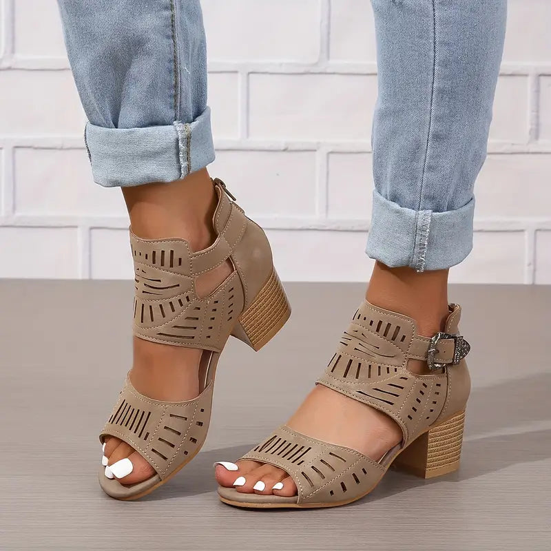 🔥Letzter Tag Aktion 50% RABATT - Neue orthopädische Leder-High-Heel-Schuhe für Damen 2024