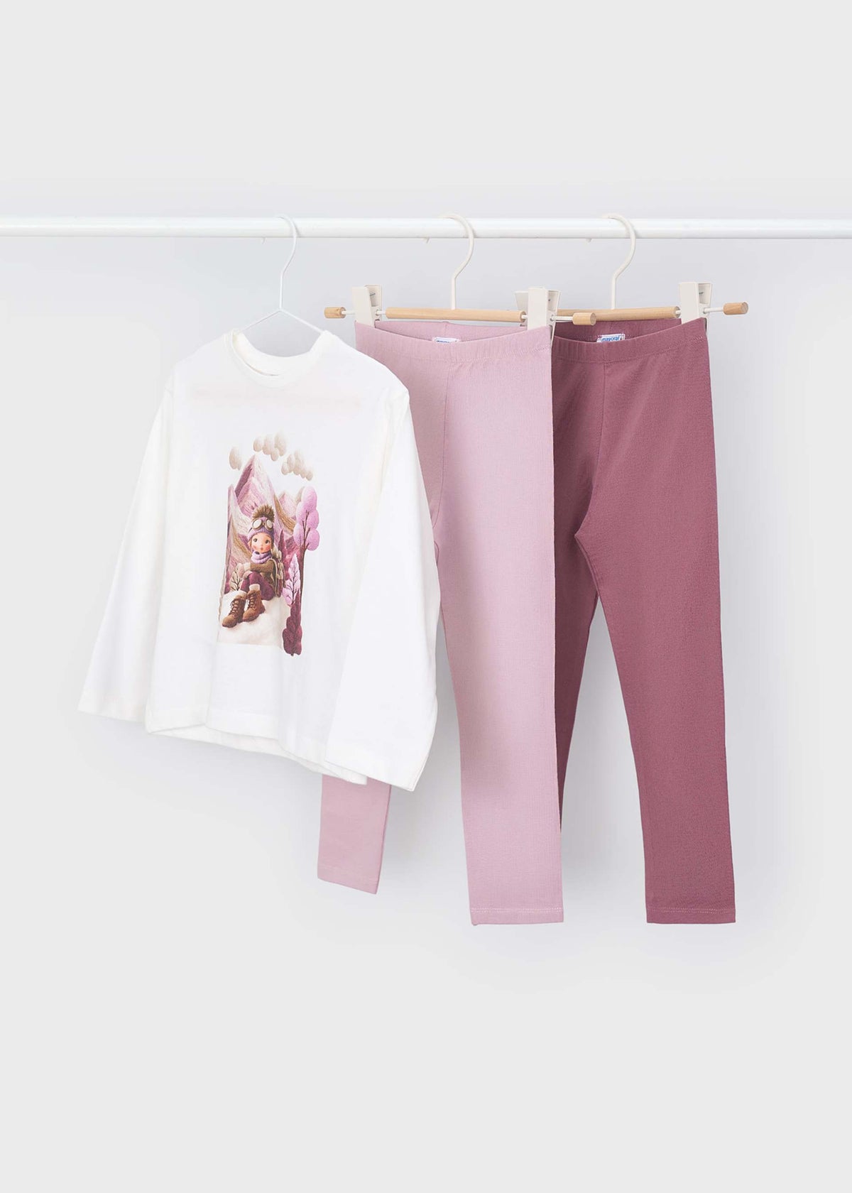 3-teiliges Leggings-Set für Mädchen