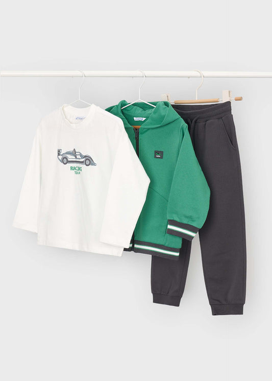 3-piece tracksuit with T-shirt for boys