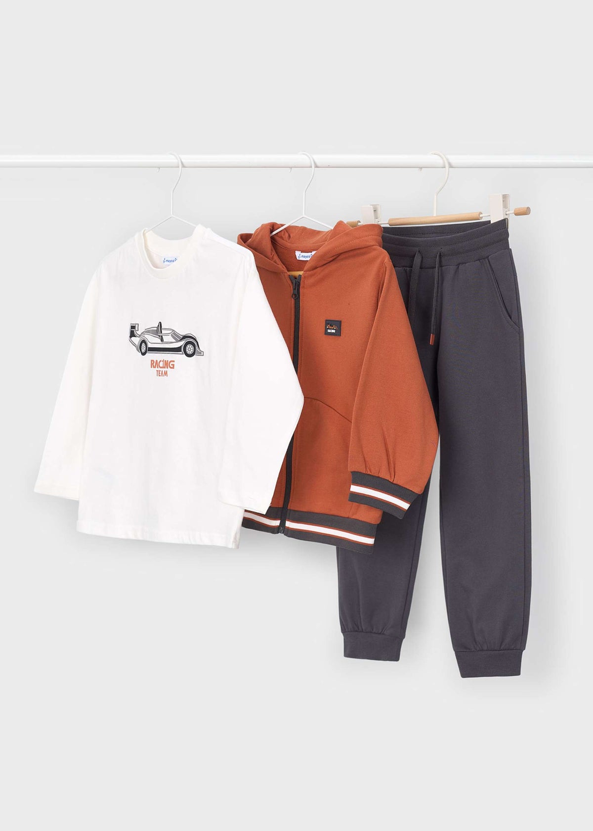 3-piece tracksuit with T-shirt for boys