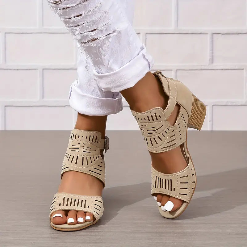 🔥Letzter Tag Aktion 50% RABATT - Neue orthopädische Leder-High-Heel-Schuhe für Damen 2024