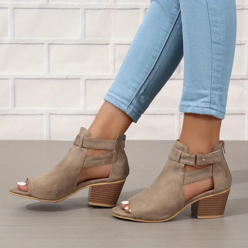 🔥Letzter Tag Aktion 50% RABATT - Neue orthopädische Leder-High-Heel-Schuhe für Damen 2024