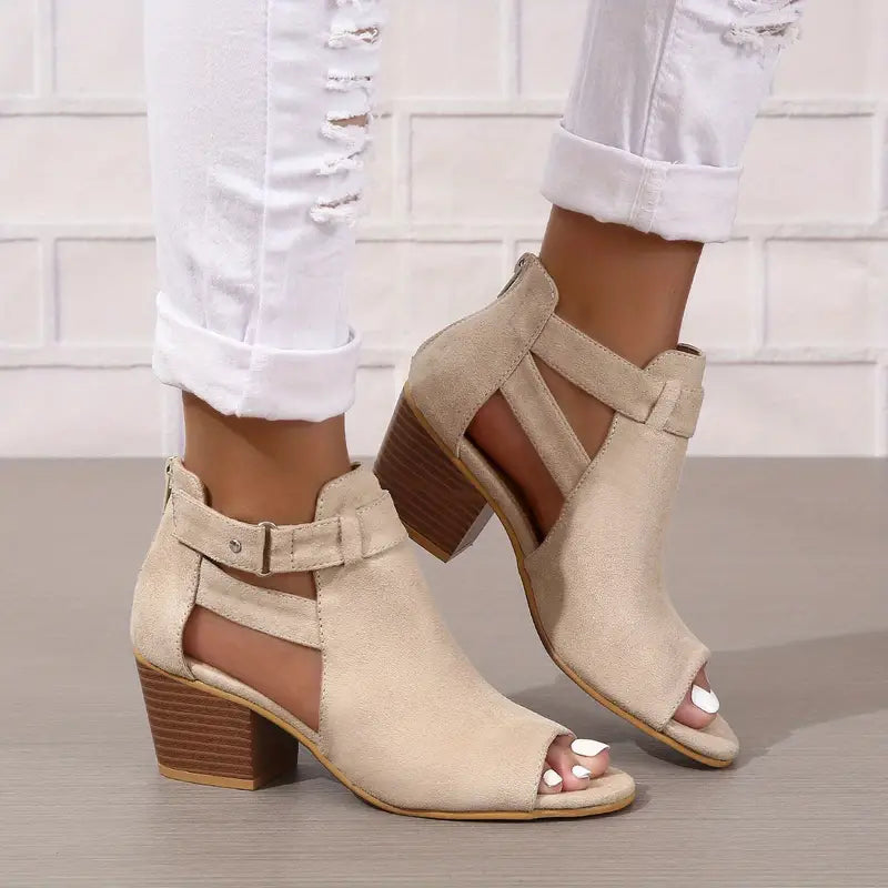 🔥Letzter Tag Aktion 50% RABATT - Neue orthopädische Leder-High-Heel-Schuhe für Damen 2024