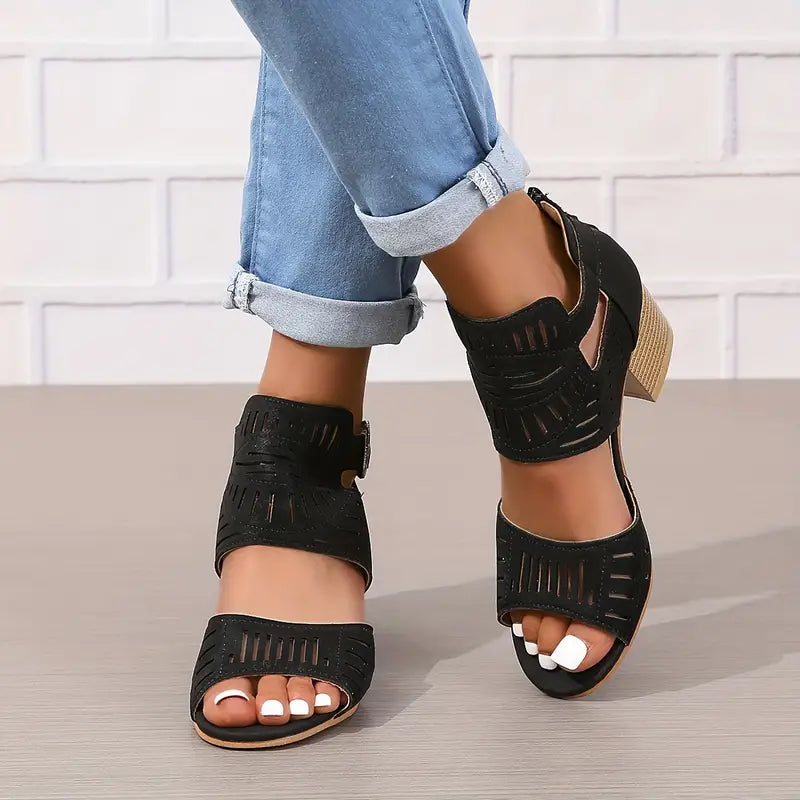 🔥Letzter Tag Aktion 50% RABATT - Neue orthopädische Leder-High-Heel-Schuhe für Damen 2024