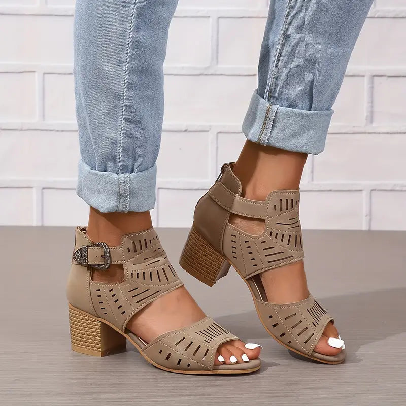 🔥Letzter Tag Aktion 50% RABATT - Neue orthopädische Leder-High-Heel-Schuhe für Damen 2024