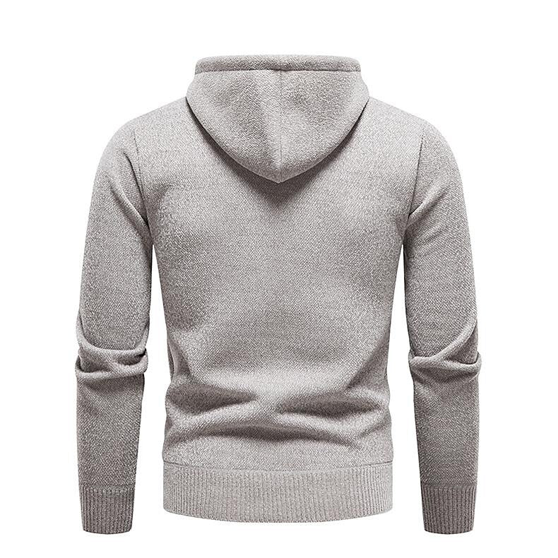 Herren Chenille Basic Casual Kapuzenpullover