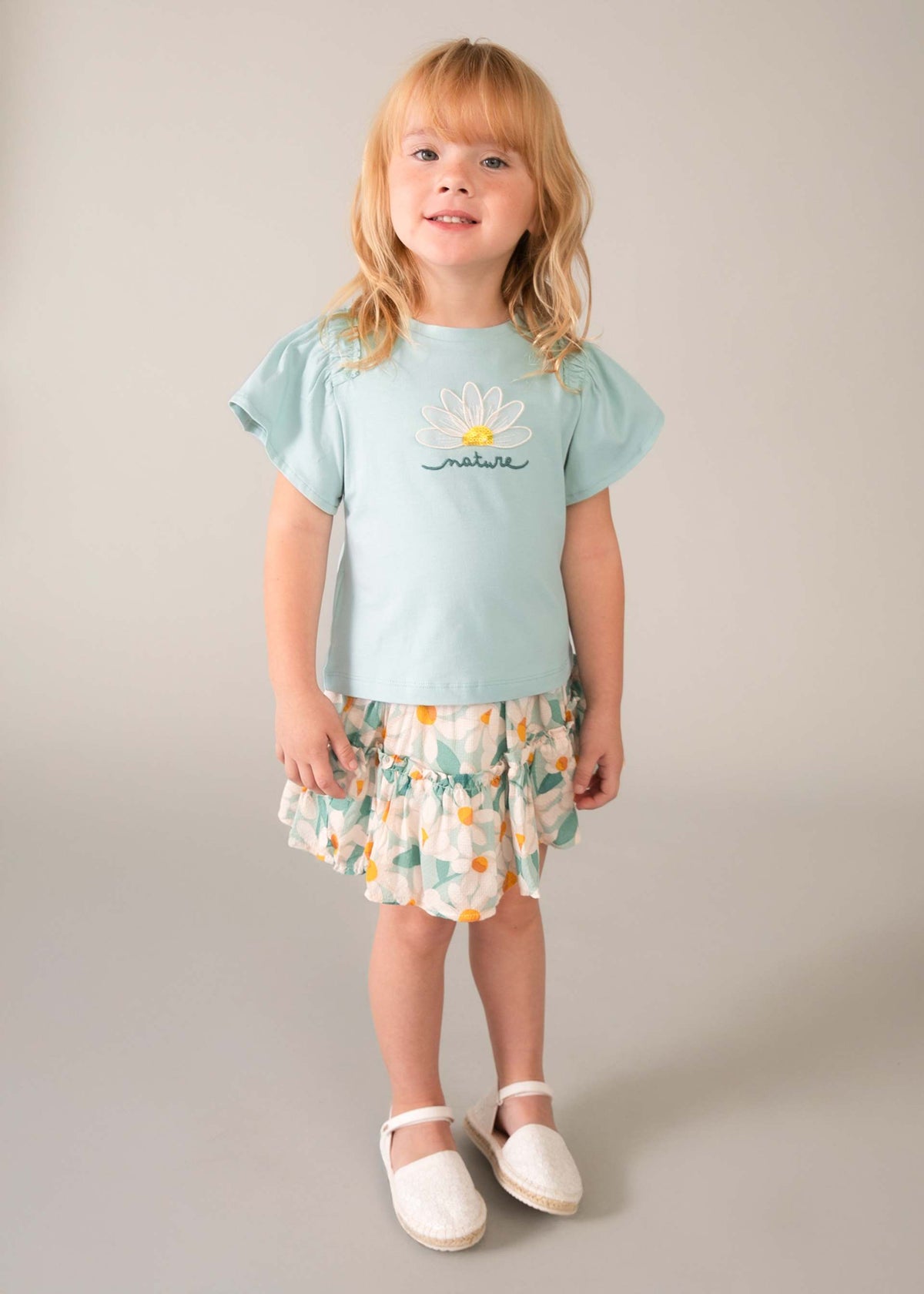 Applikations-T-Shirt für Mädchen