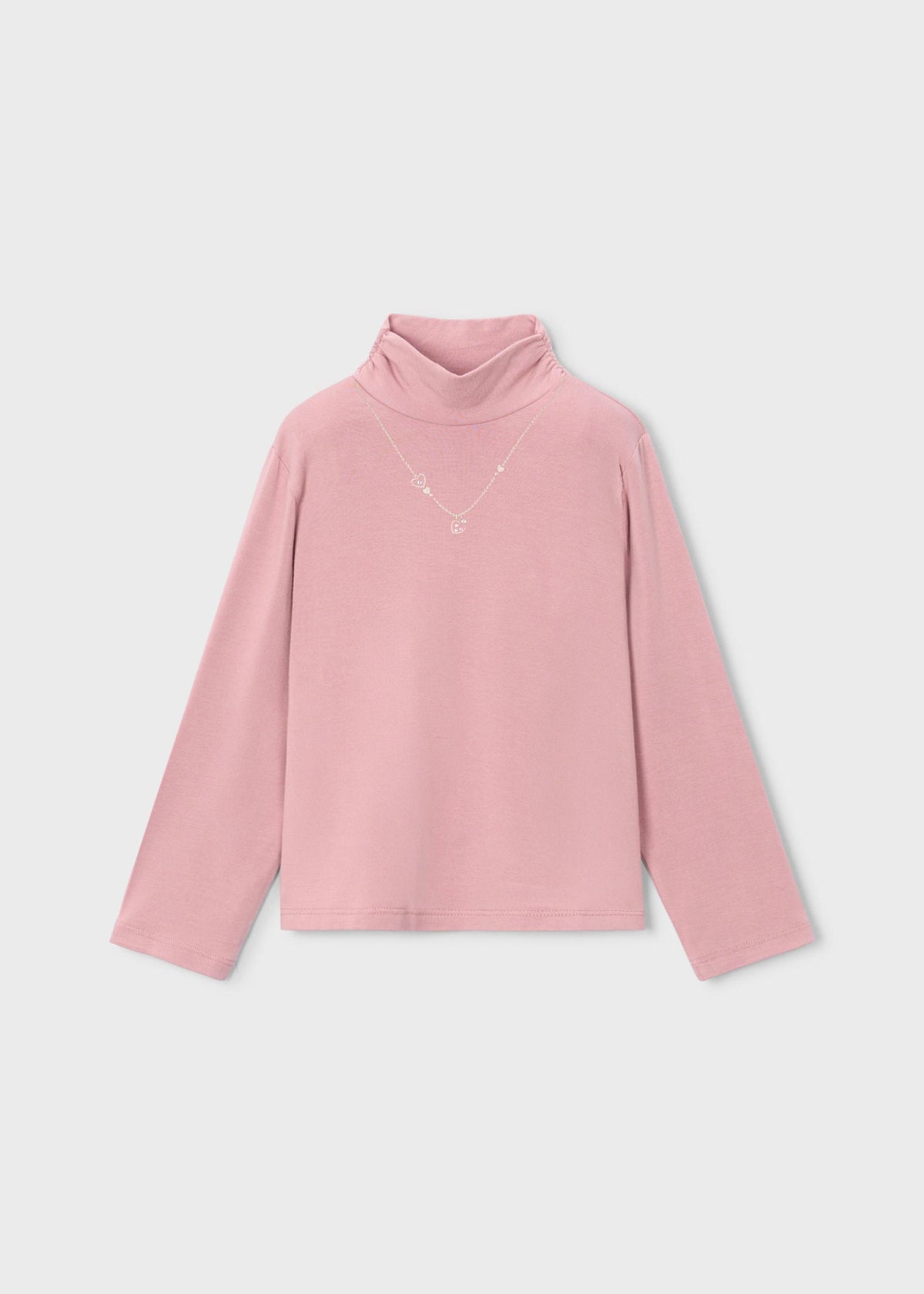 Basic half-zip jumper for girls