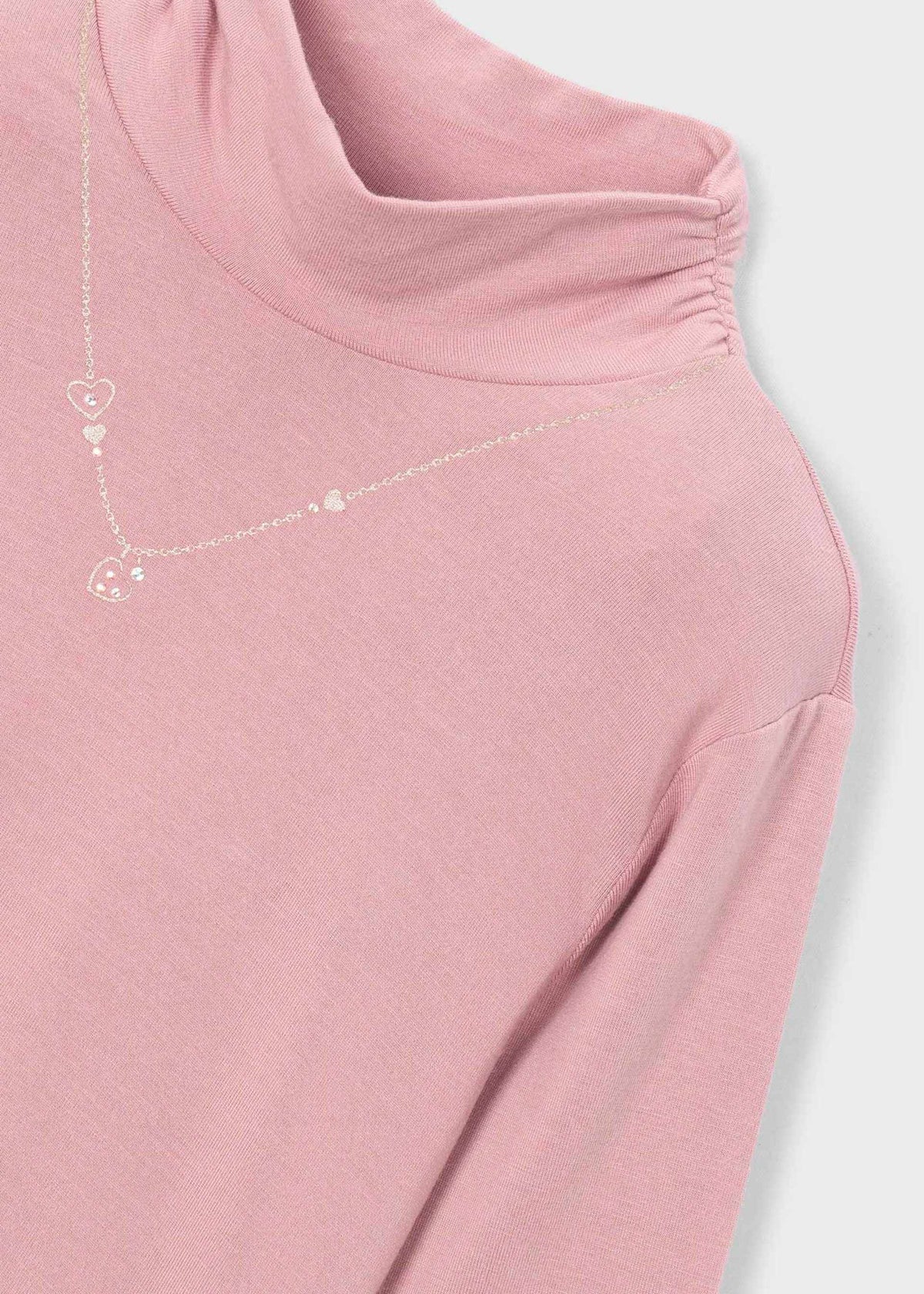 Basic half-zip jumper for girls
