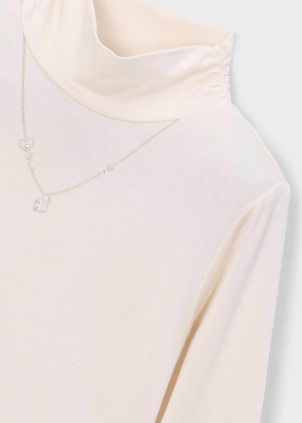 Basic half-zip jumper for girls
