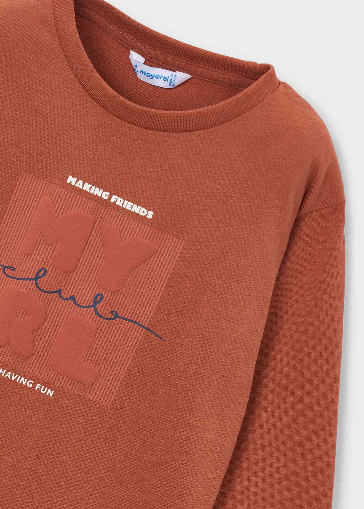 Basis-T-Shirt für Jungen