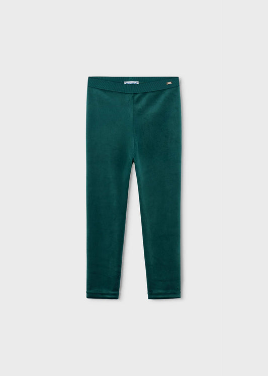 Basic velvet leggings for girls