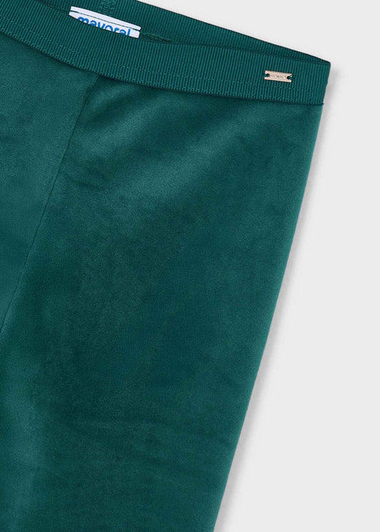 Basic velvet leggings for girls