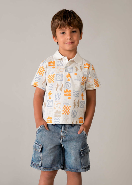 Bermuda cargo jorts boy