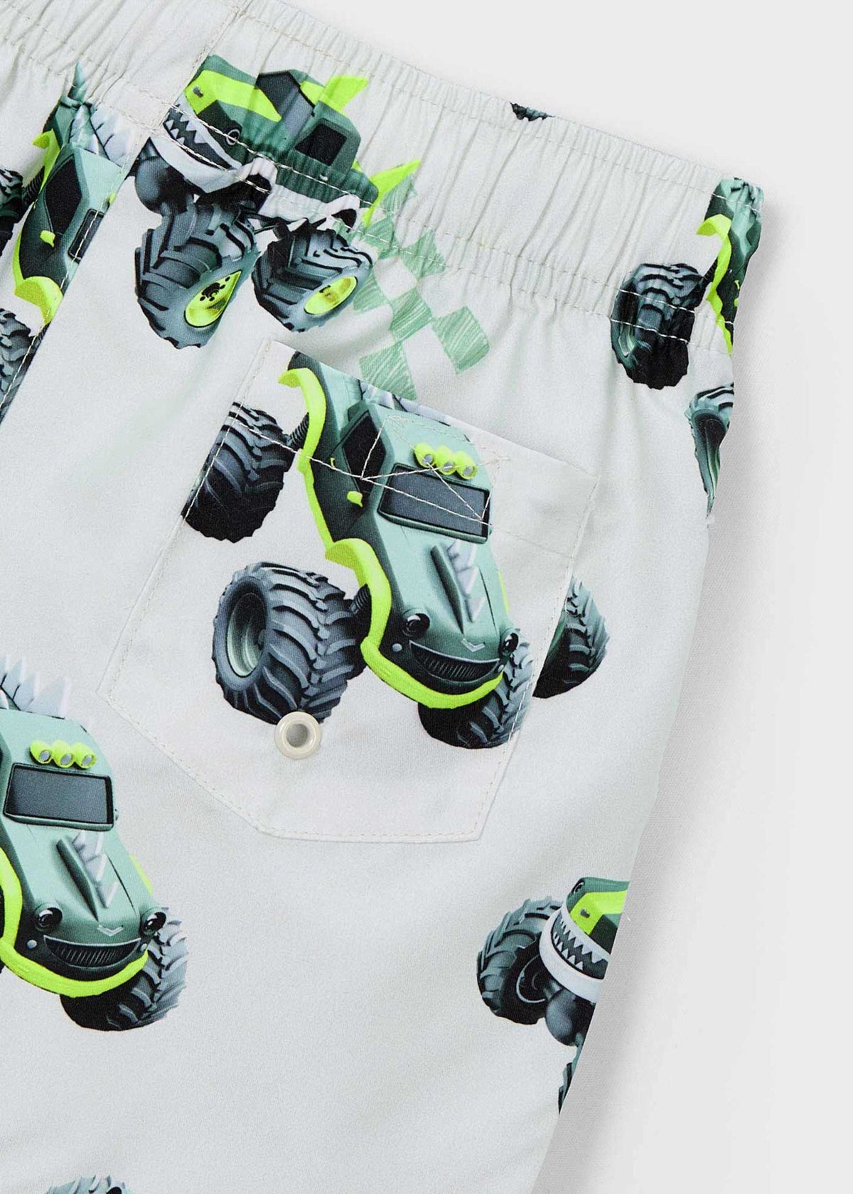 Bermuda print swim shorts boy