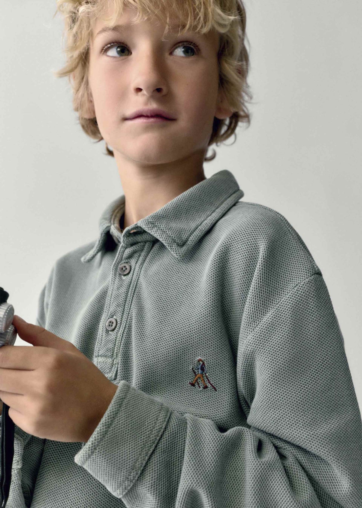Boston Kids besticktes Polohemd