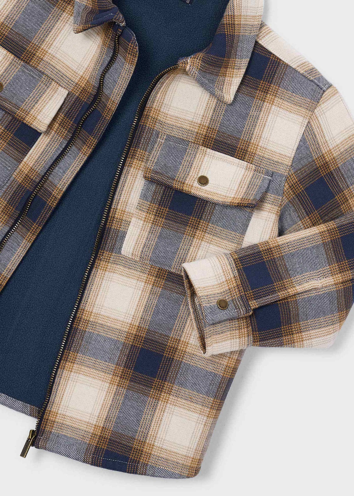 Boy check jacket
