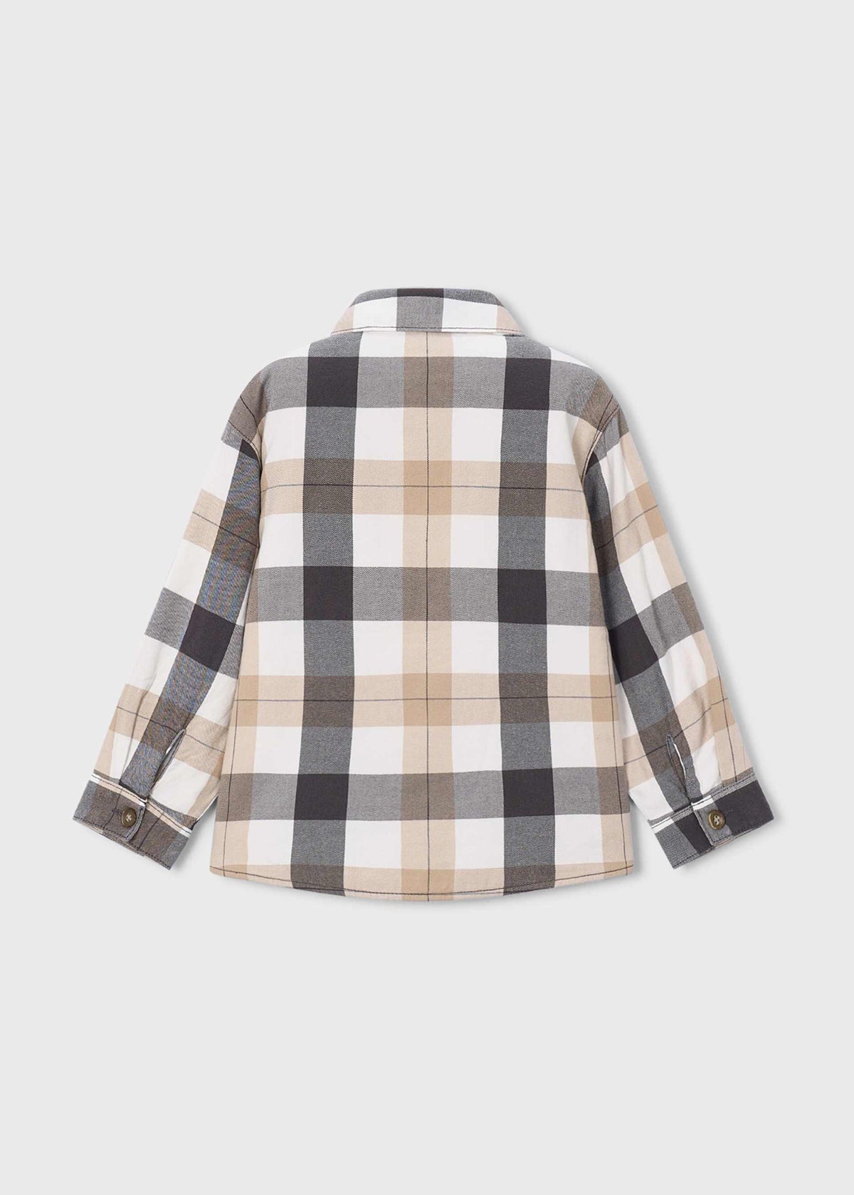 Boy check overshirt