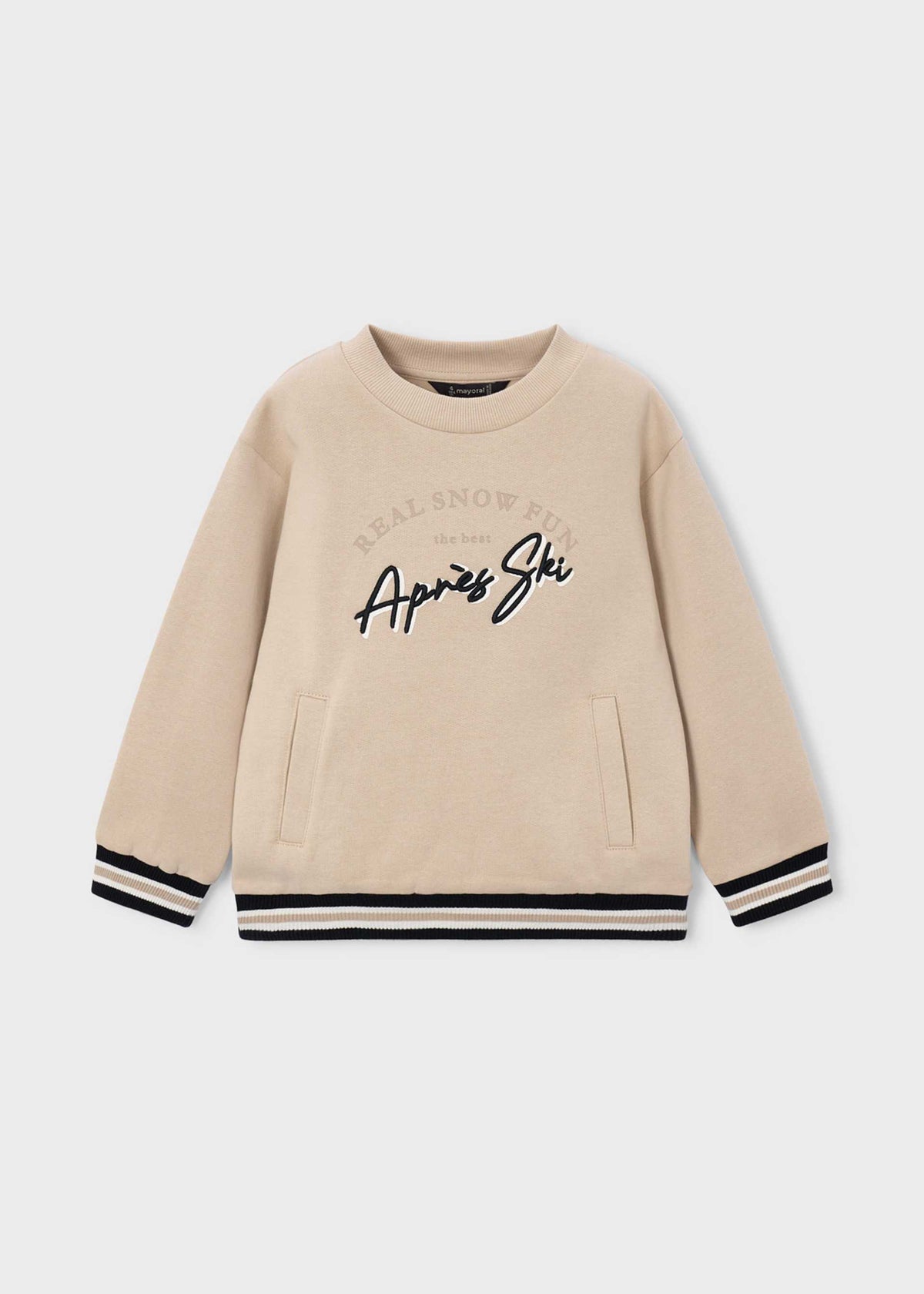 Jungen-Pullover mit Stickerei
