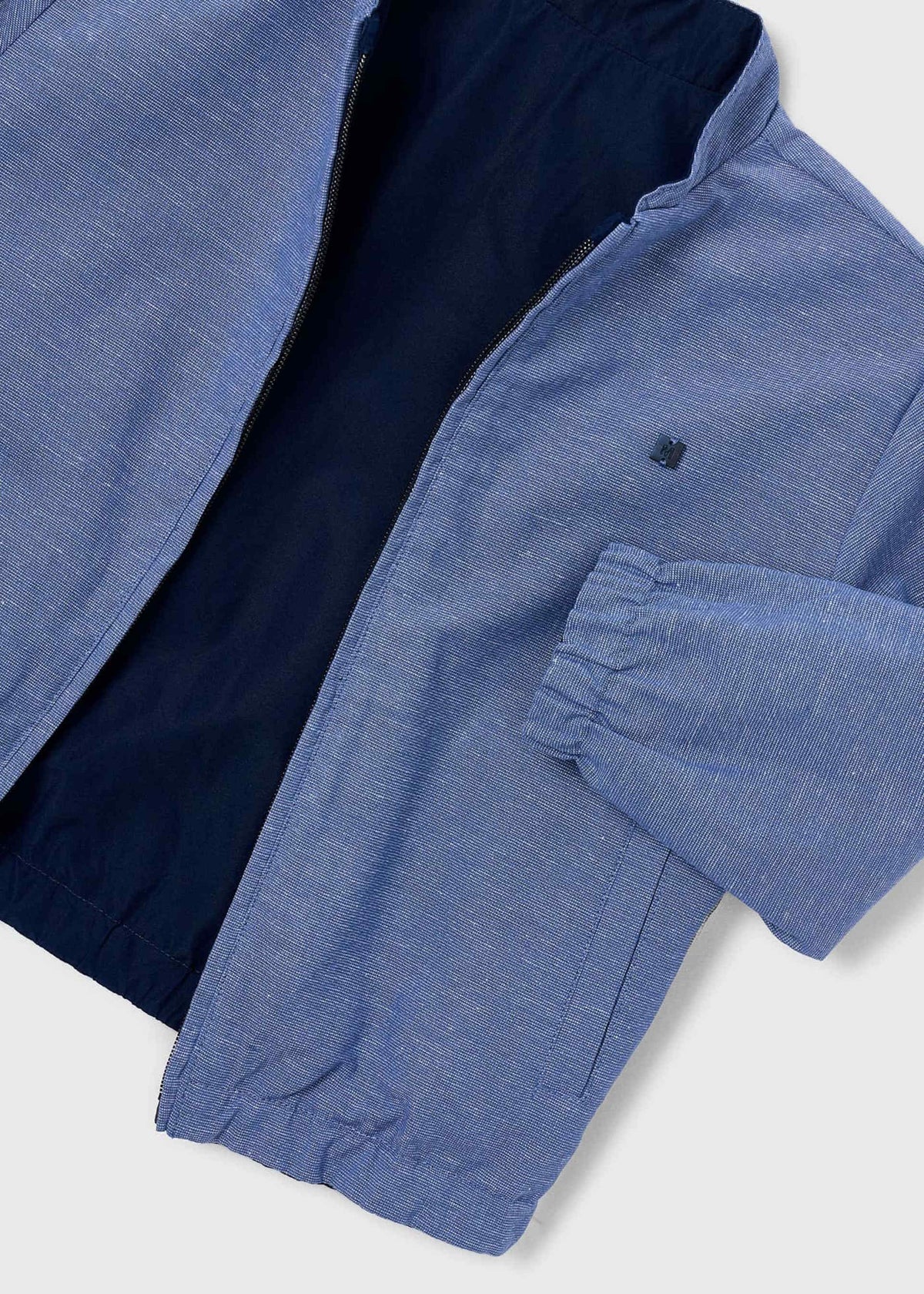 Boy linen reversible windbreaker