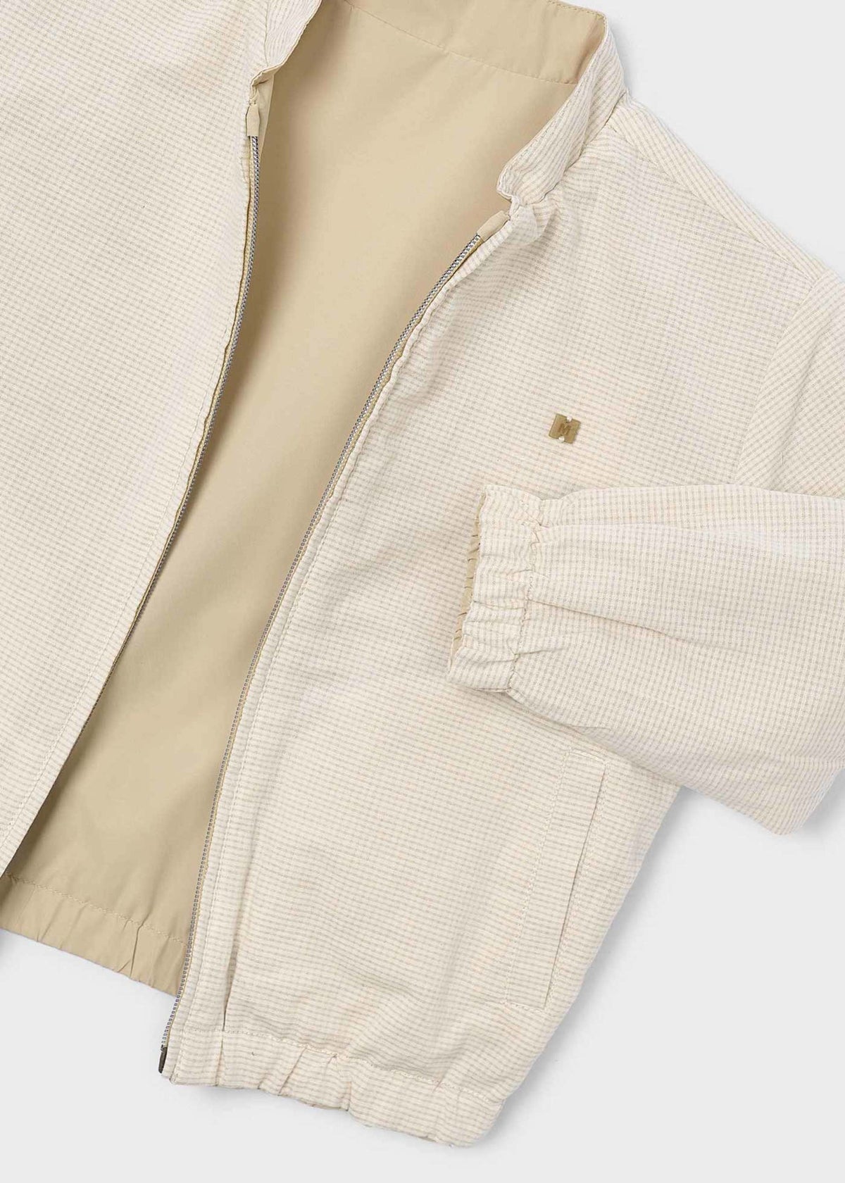 Boy linen reversible windbreaker