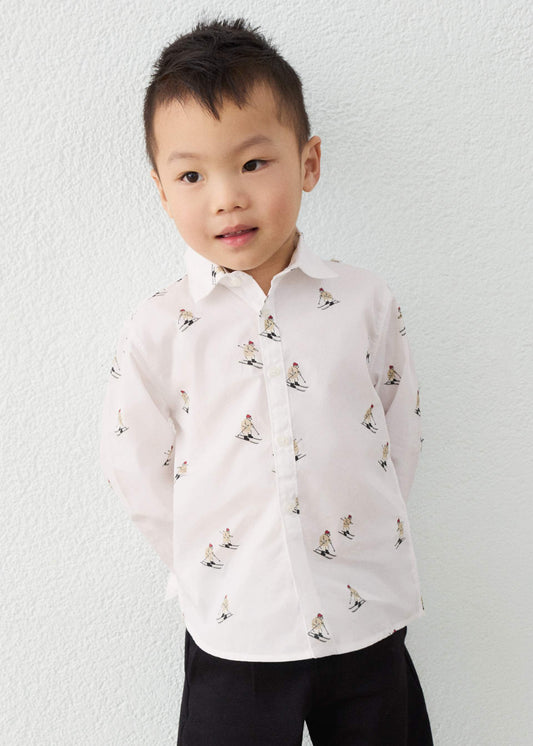 Boy print shirt